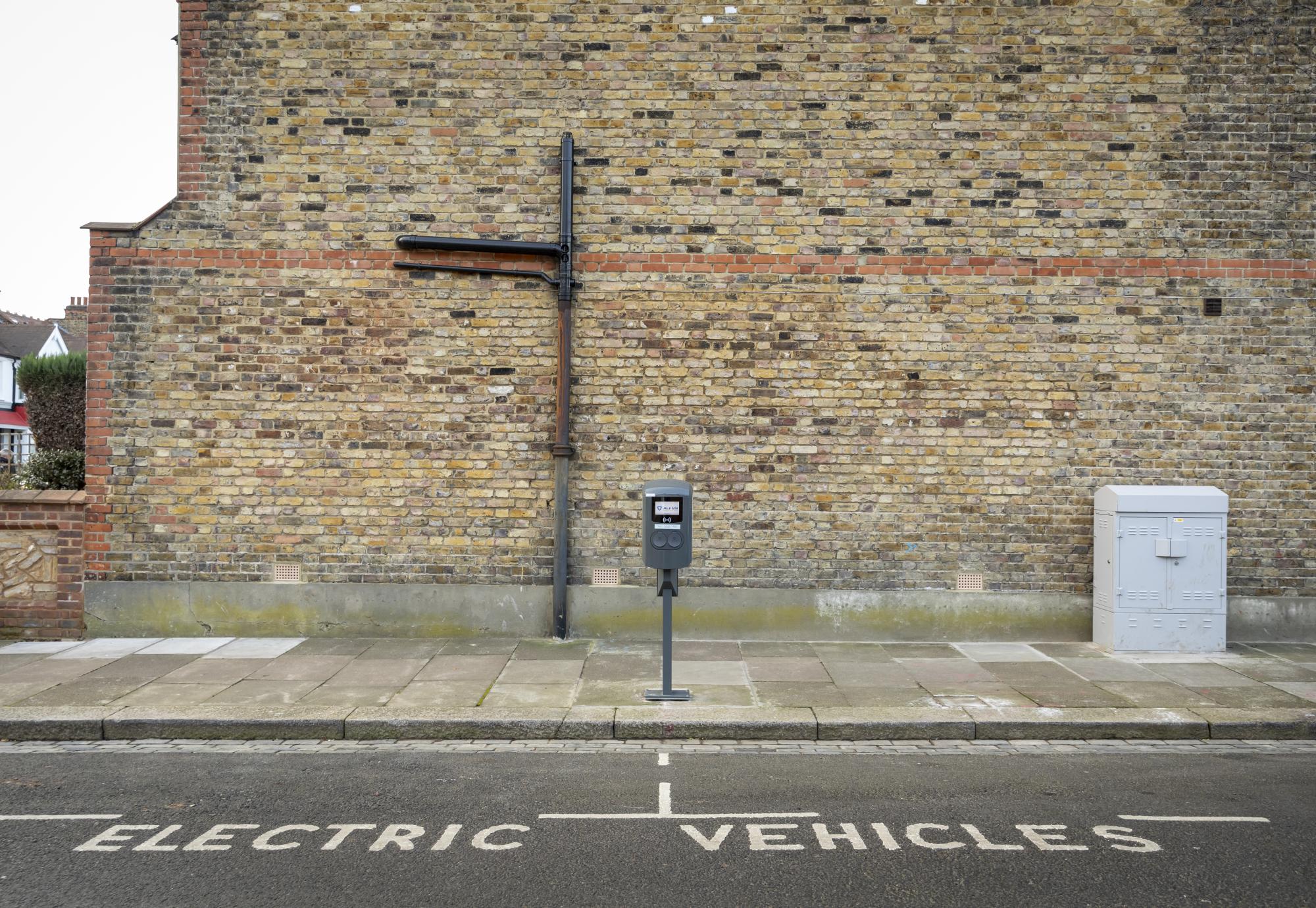 Liberty charge on street EV charger