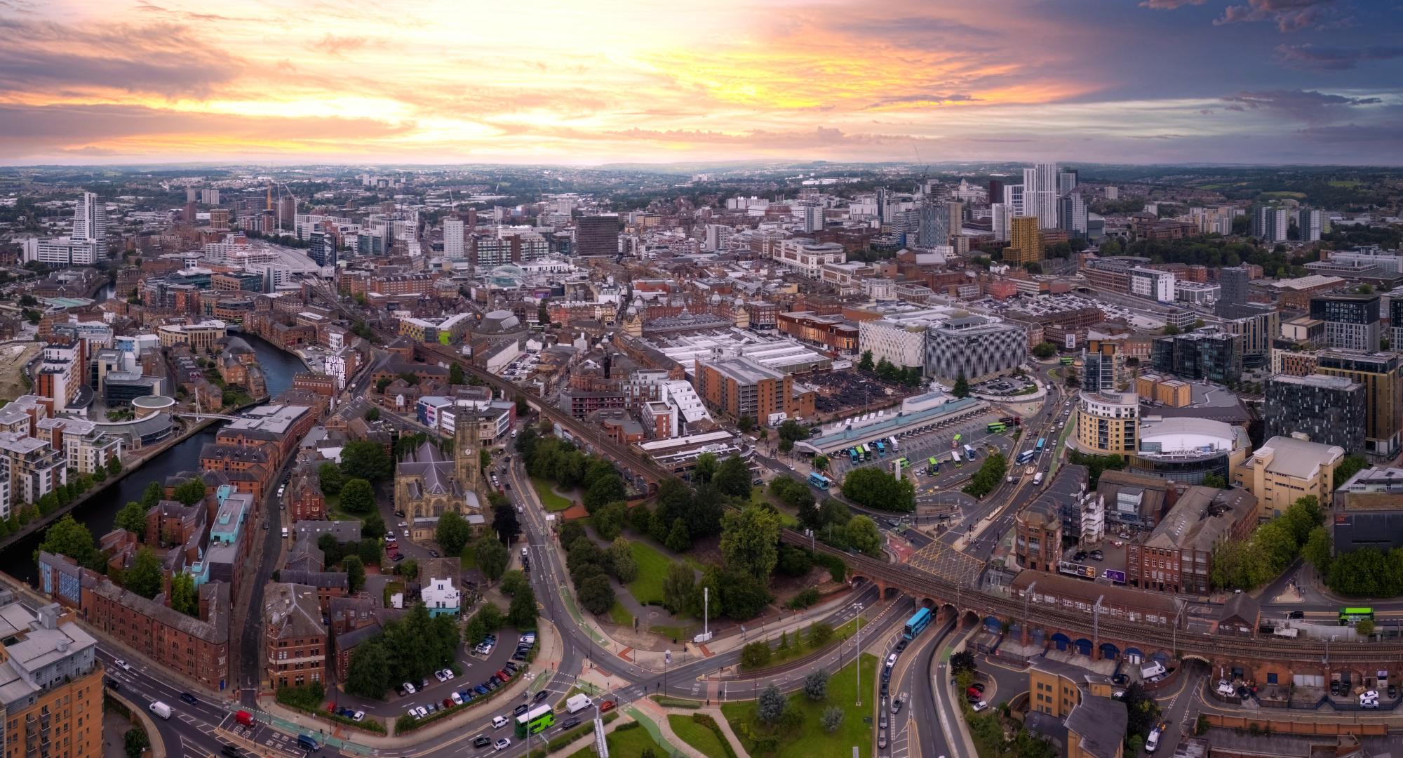 A view over Leeds City Centre