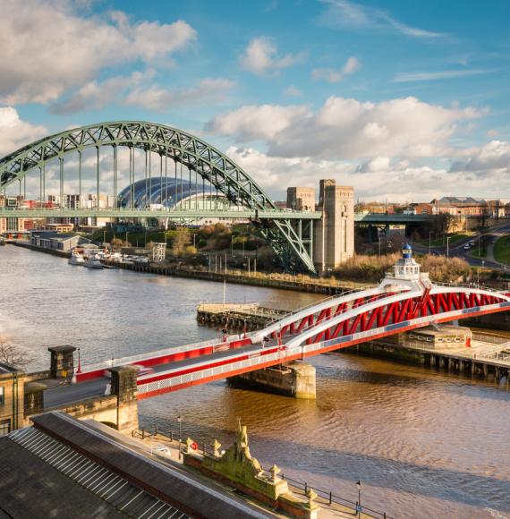 Two bridges in Newcastle