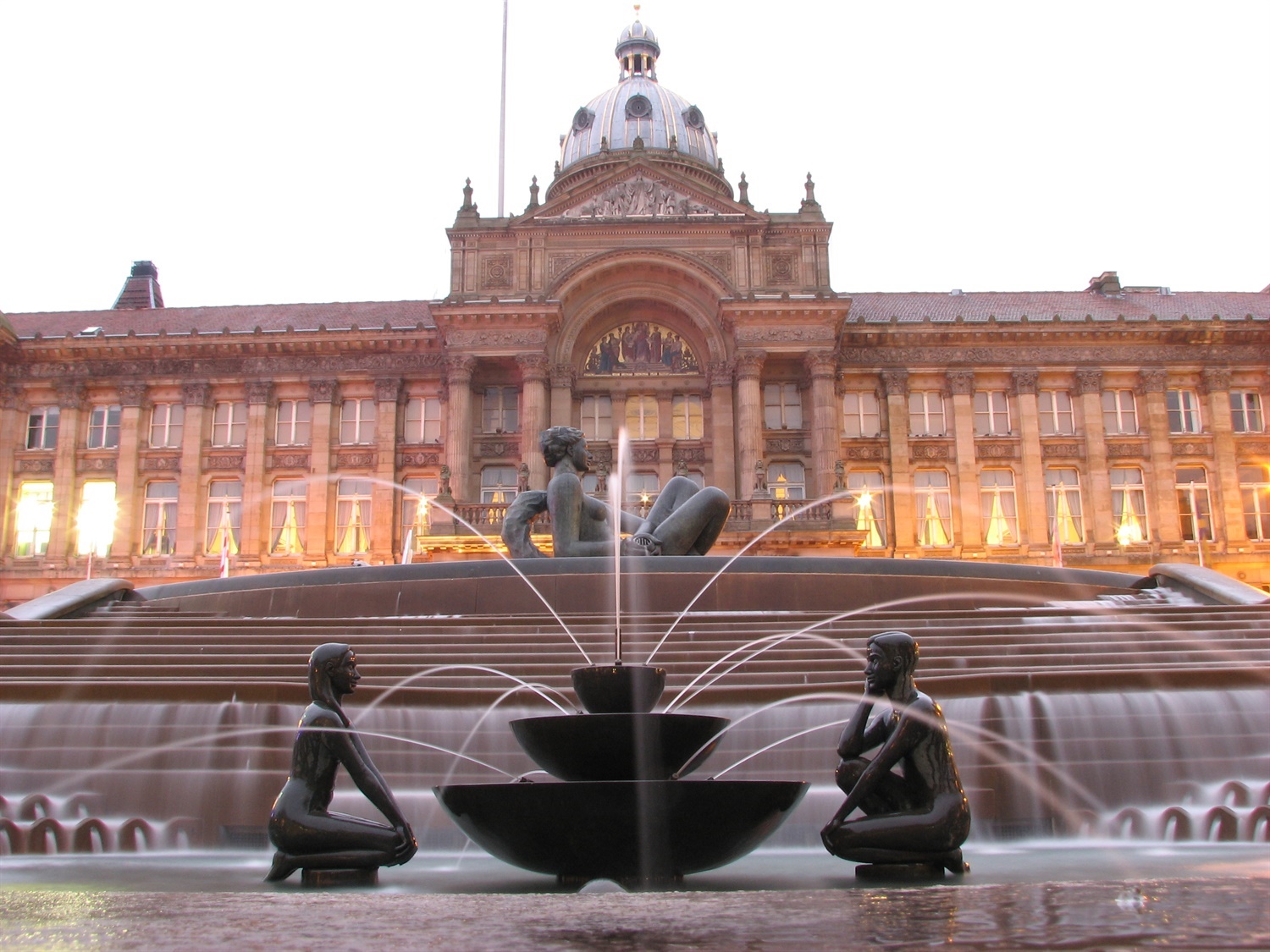 348 Victoria Square Birmingham at dusk 348 Victoria Square Birmingham at dusk