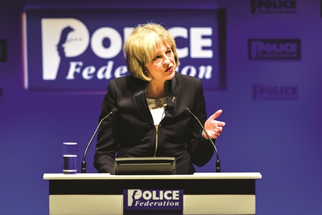 Theresa May at the Police Federation