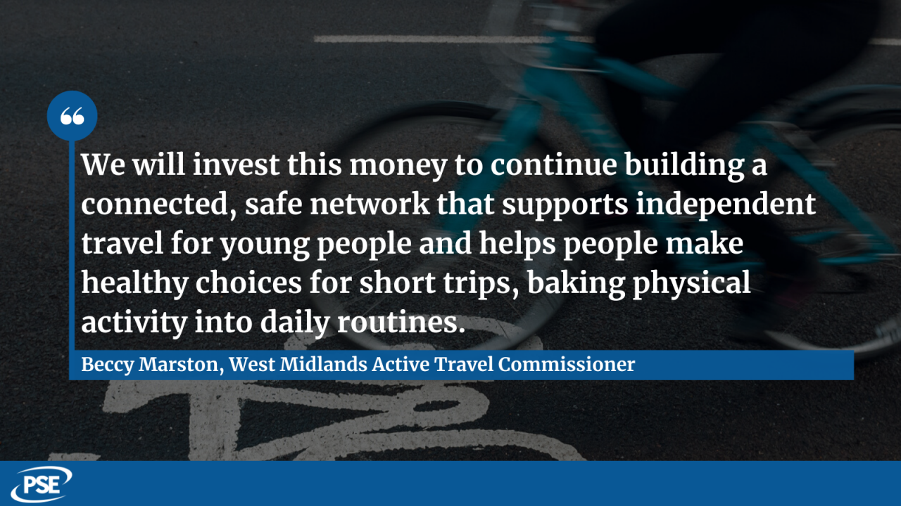 Active travel QUOTE