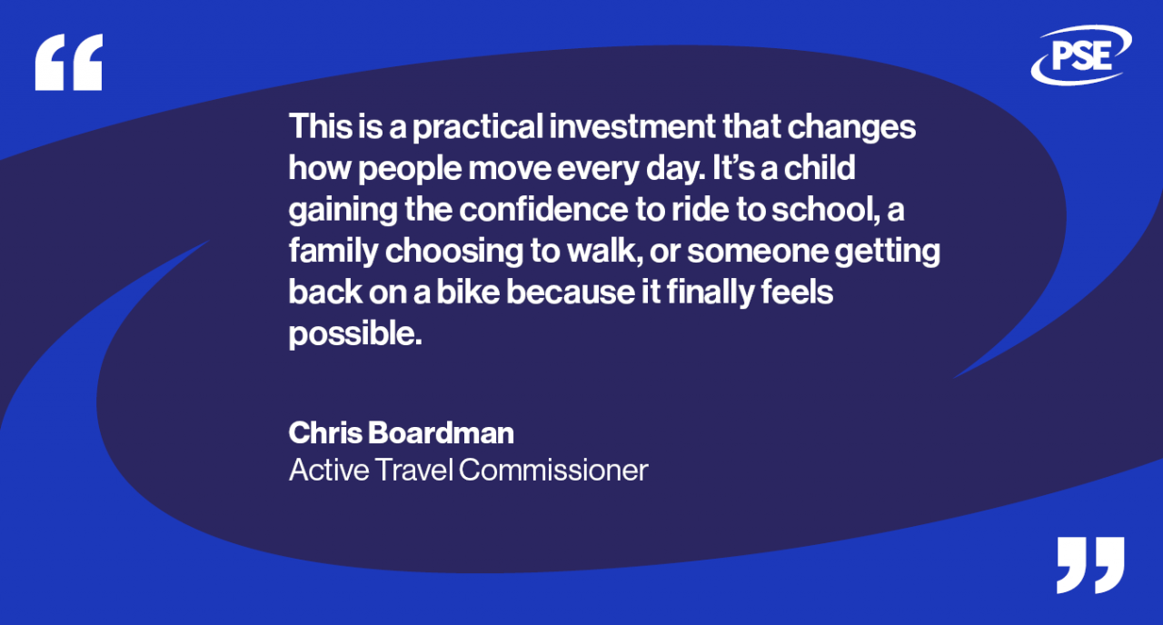 Active travel funding QUOTE