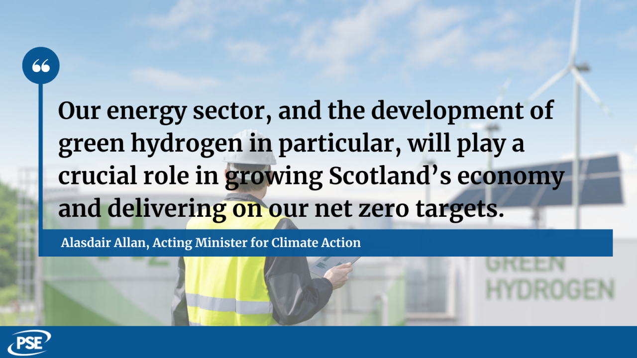 Comment from acting climate action minister, Alasdair Allan