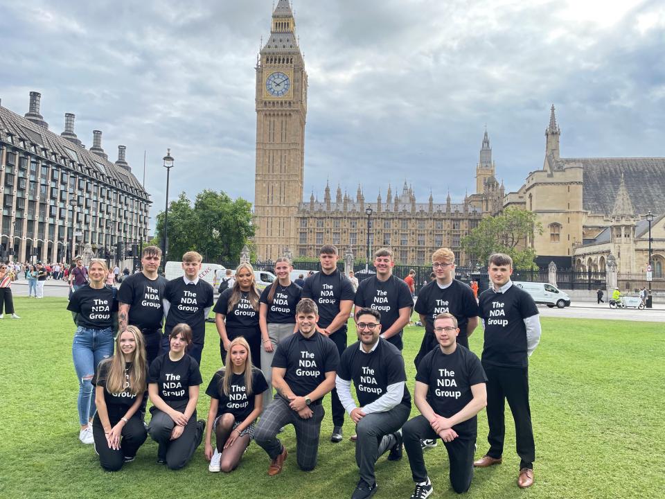 Apprentices at Nuclear Week in Parliament