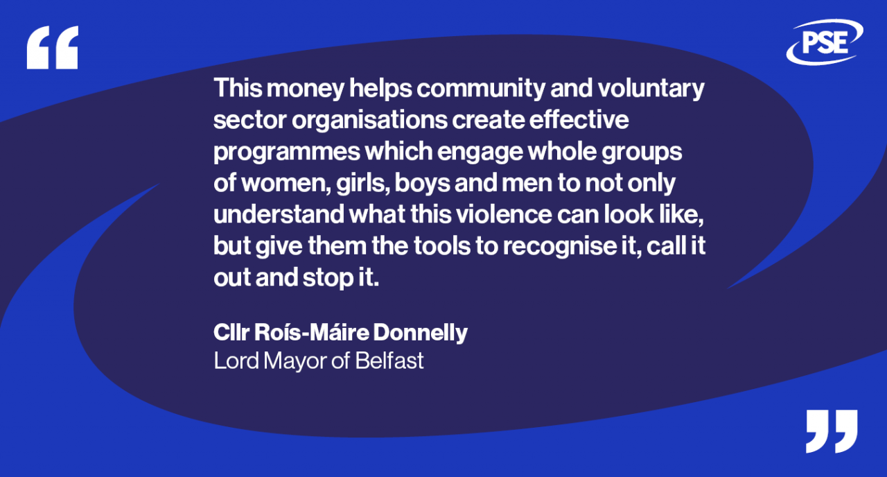 Belfast VAWG funding QUOTE