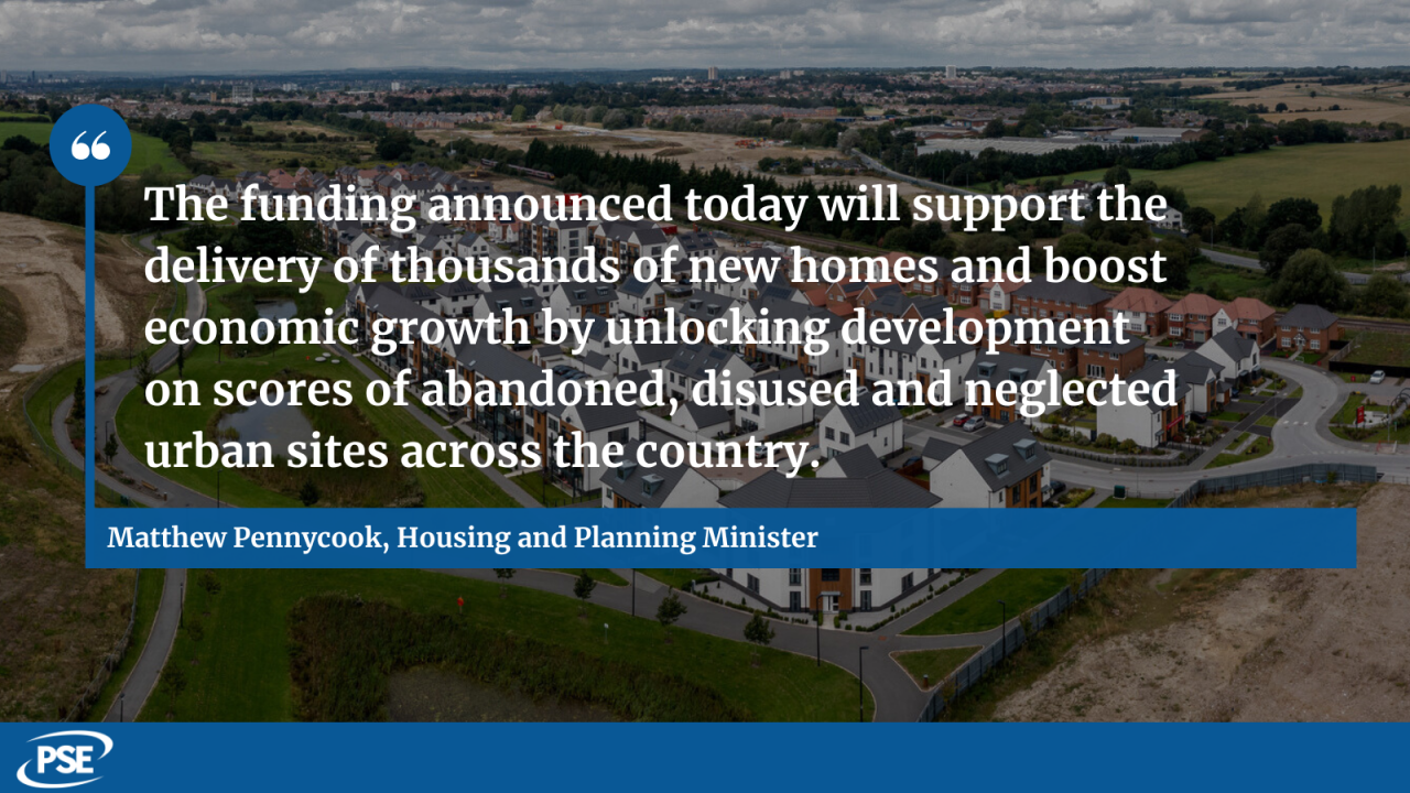 Quote from housing minister Matthew Pennycook