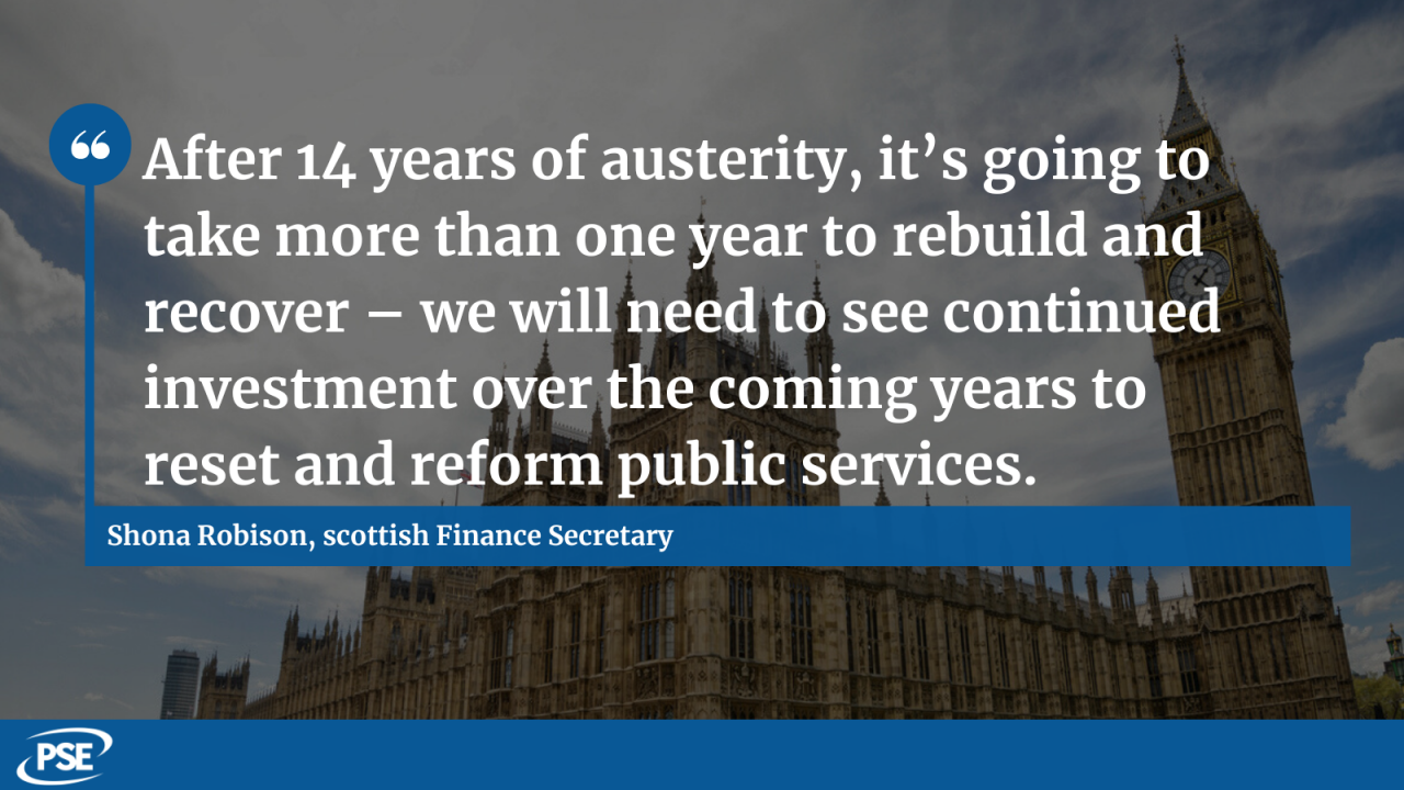 Quote on the Budget from the Scottish Government