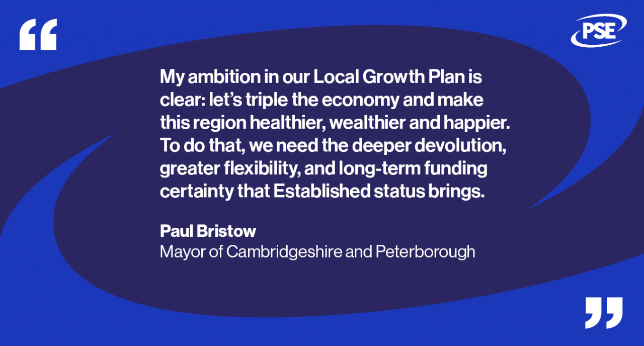 Cambridgeshire established QUOTE