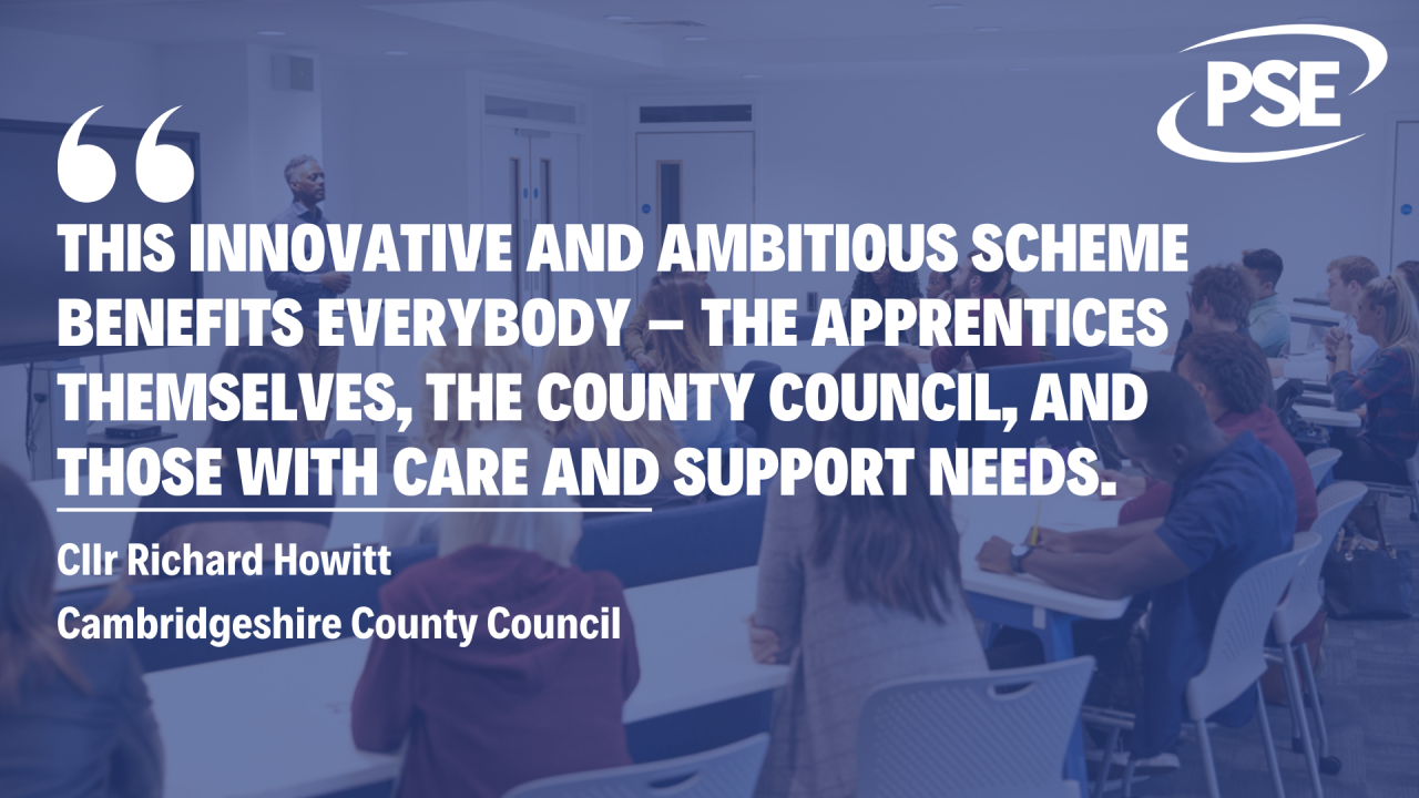 Social care apprenticeship quote