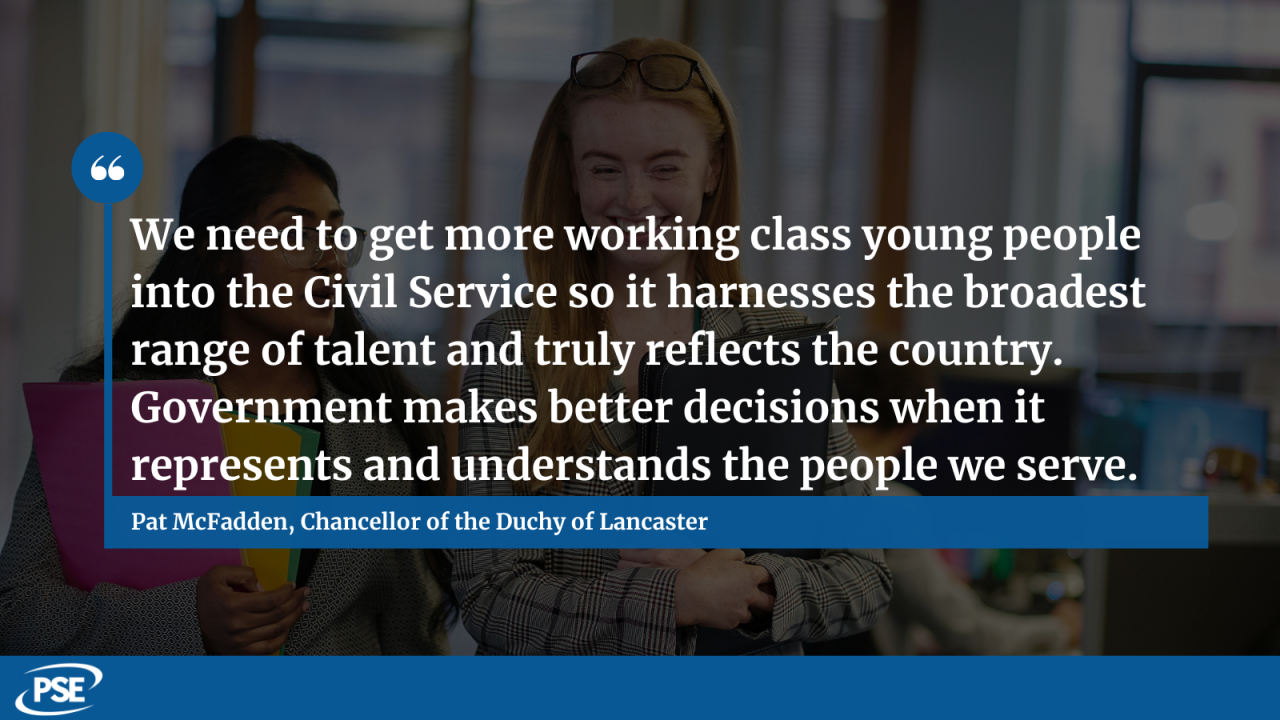 Civil service internship QUOTE
