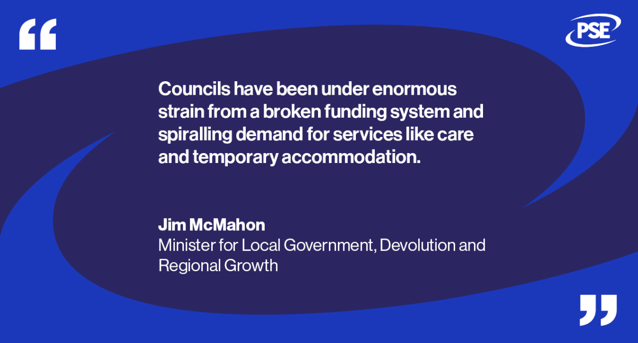 Council modernisation funding QUOTE