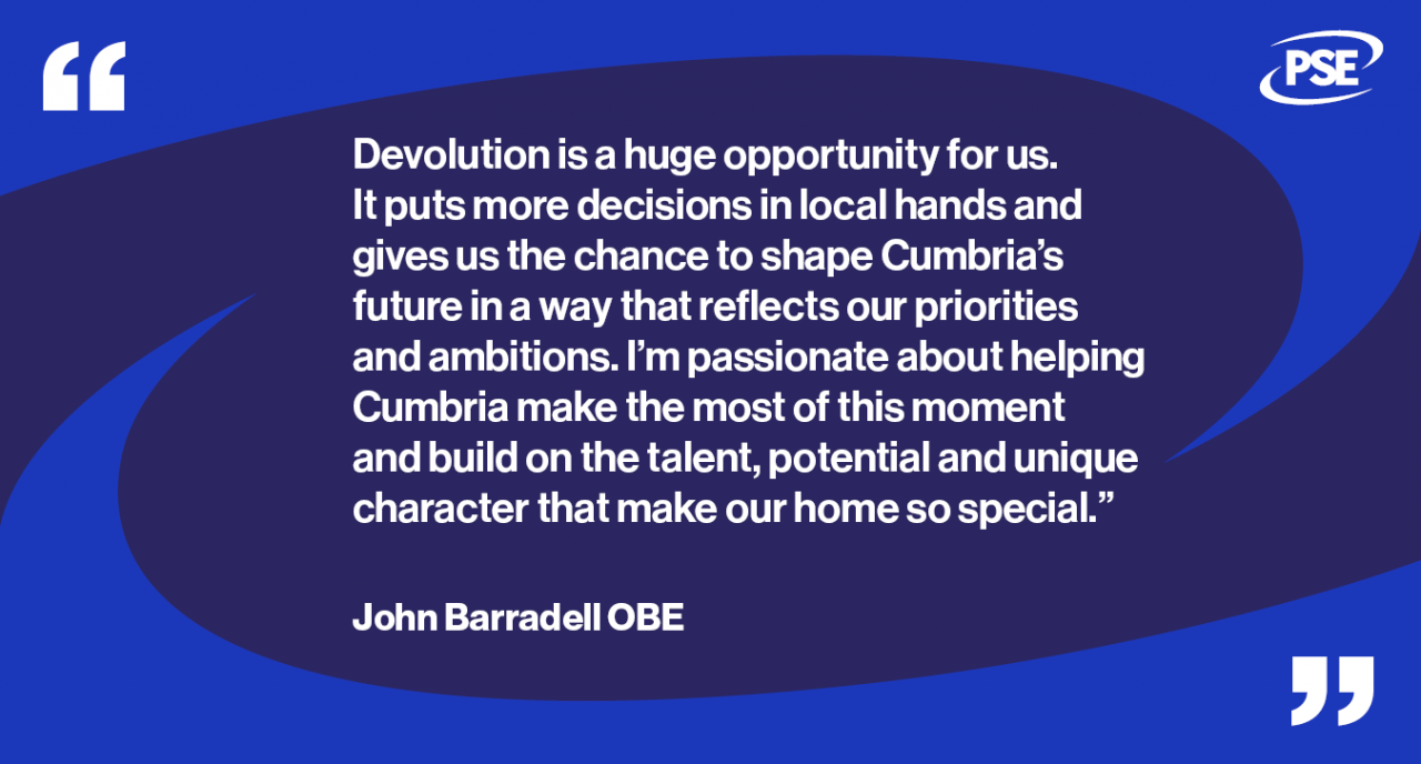Cumbria chief exec QUOTE