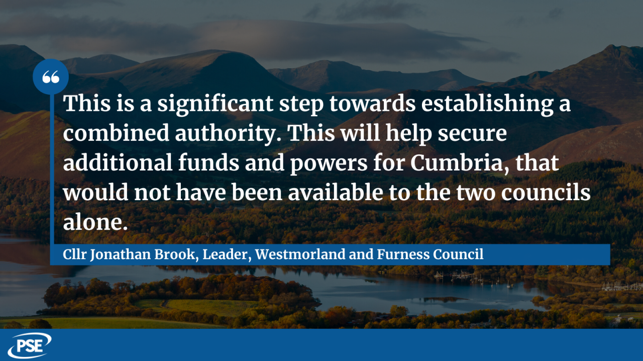 Cumbria devolution QUOTE