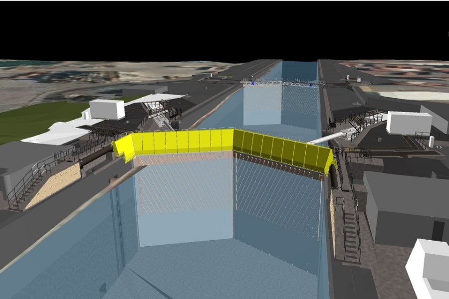 Port of Tilbury’s new £34 million flood defences 