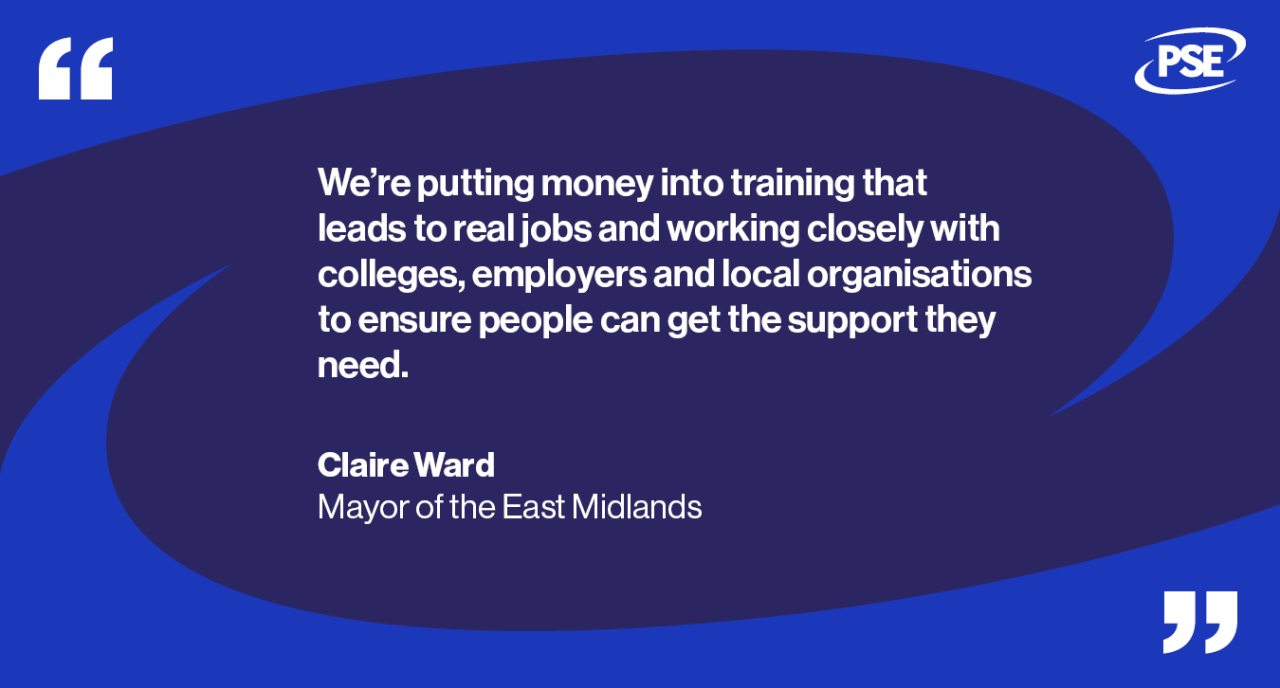 East midlands skills and employment QUOTE