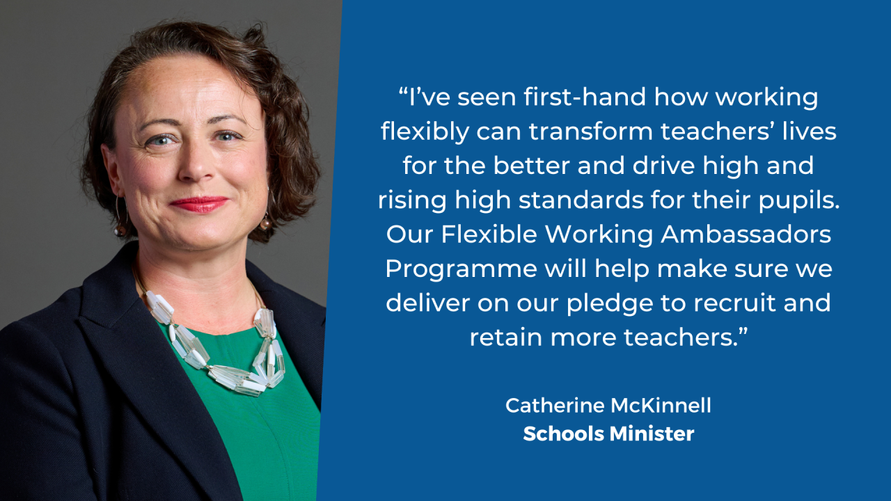 Flexible teacher working QUOTE