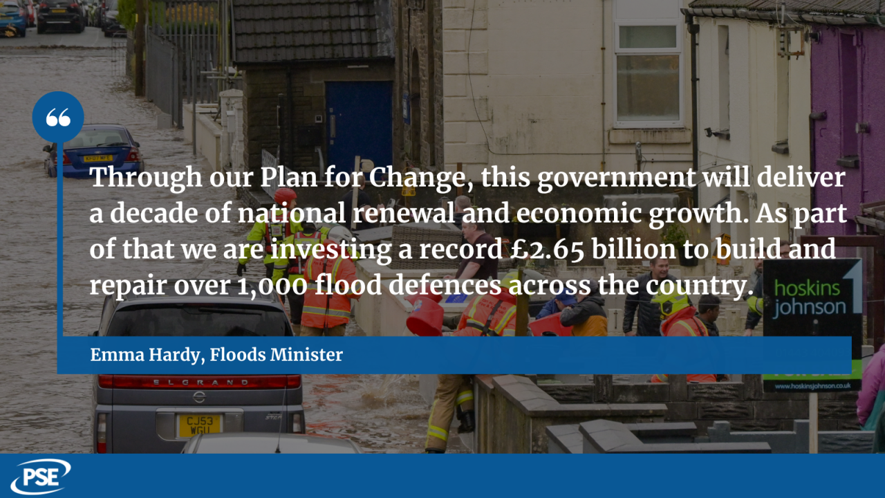 Flood investment QUOTE