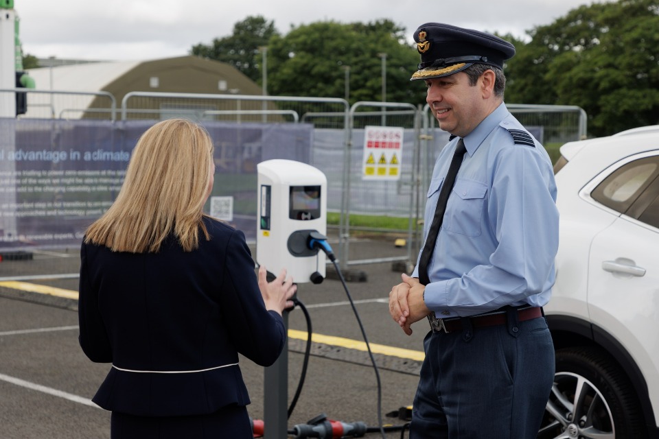 Gp Capt Gareth Prendergast, previous Station Commander for RAF Leeming.