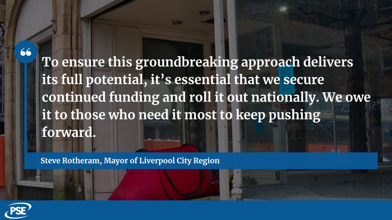 Quote from Liverpool City Region Mayor Steve Rotheram