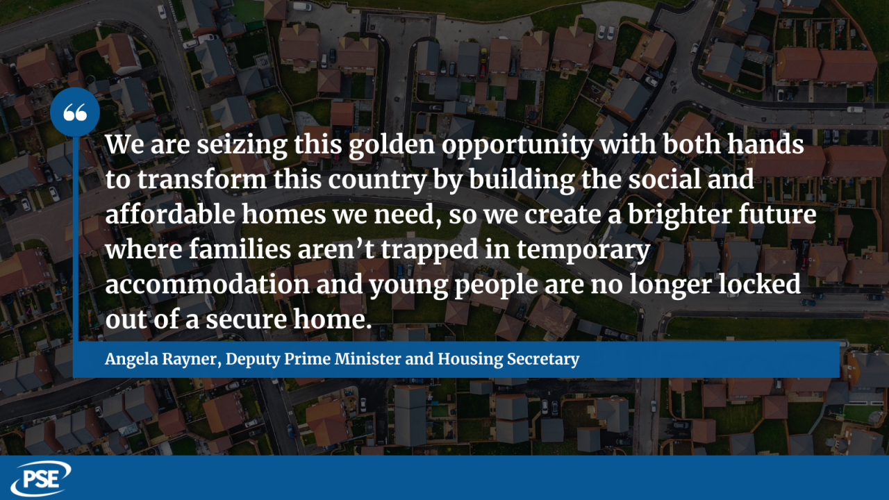 Housing funding QUOTE