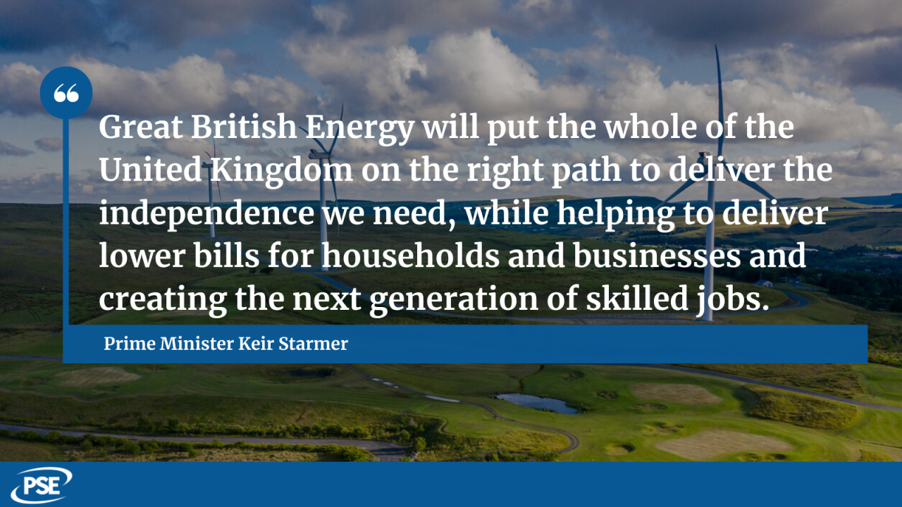 Quote from Keir Starmer on GB Energy
