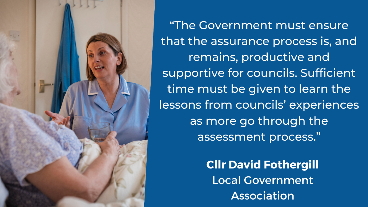 LGA care assessment QUOTE