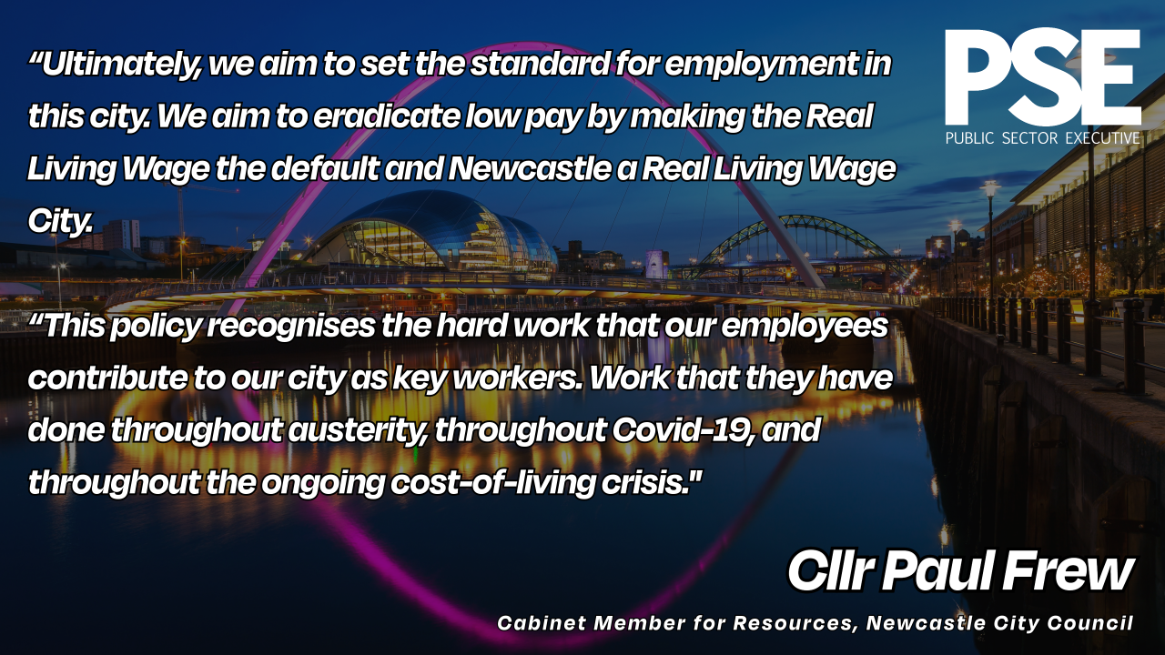 Newcastle Real Living Wage quote