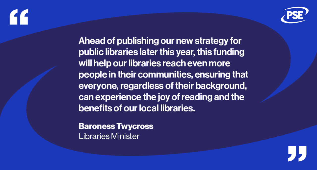 Libraries funding QUOTE