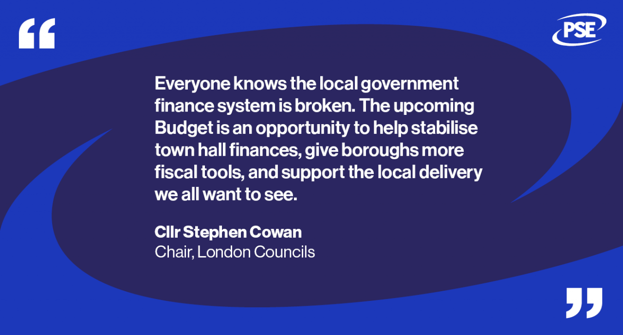 London councils budget submission QUOTE