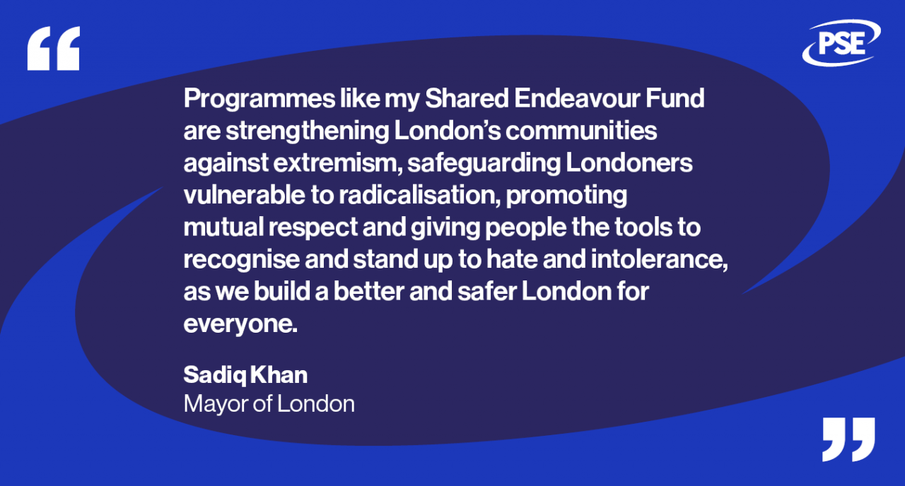 London tackling extremism QUOTE