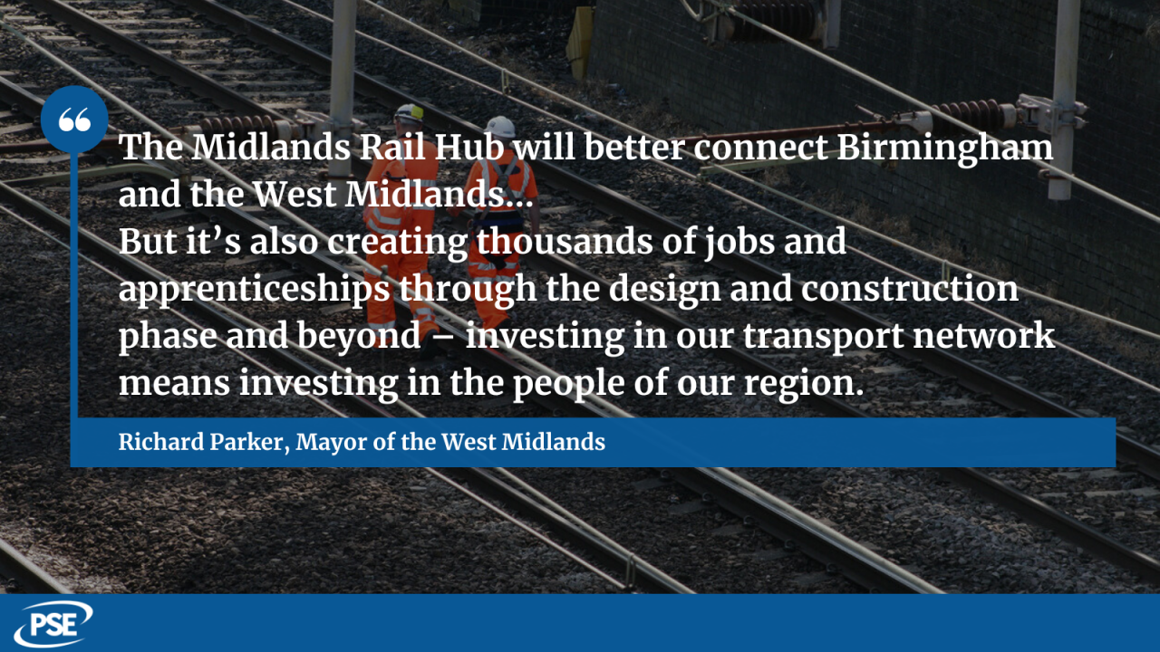 Midlands rail hub QUOTE