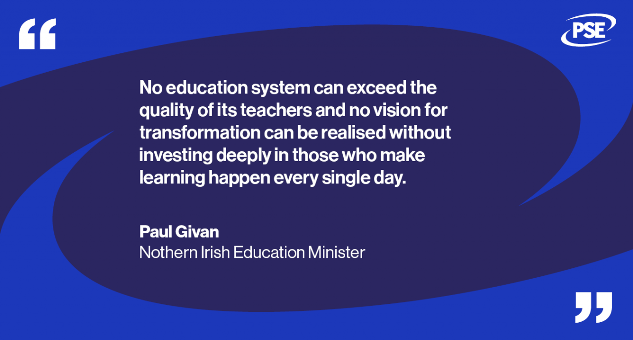 NI teacher learning QUOTE