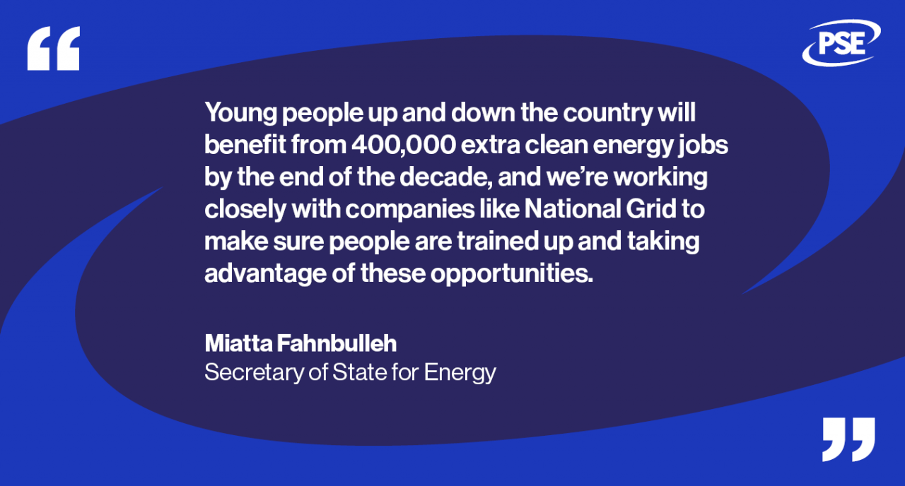 National grid jobs QUOTE