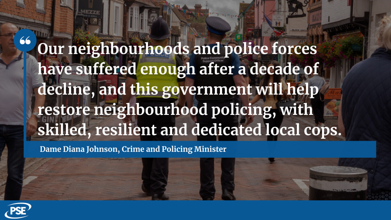 Neighbourhood policing QUOTE