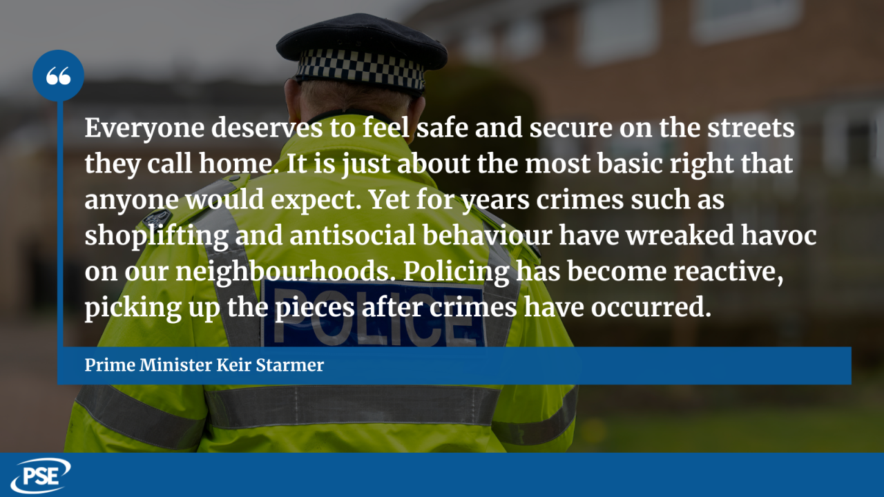 Neighbourhood policing QUOTE