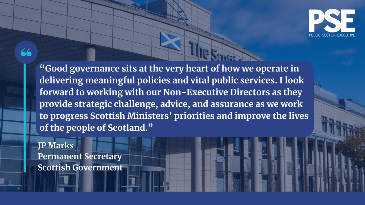 Quote from Scottish Permanent Secretary JP Marks