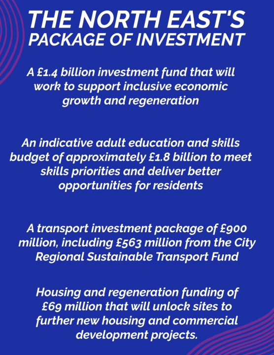 North East devolution benefits