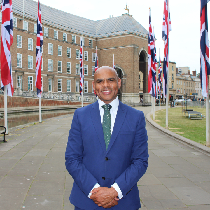 Mayor of Bristol Marvin Rees OBE