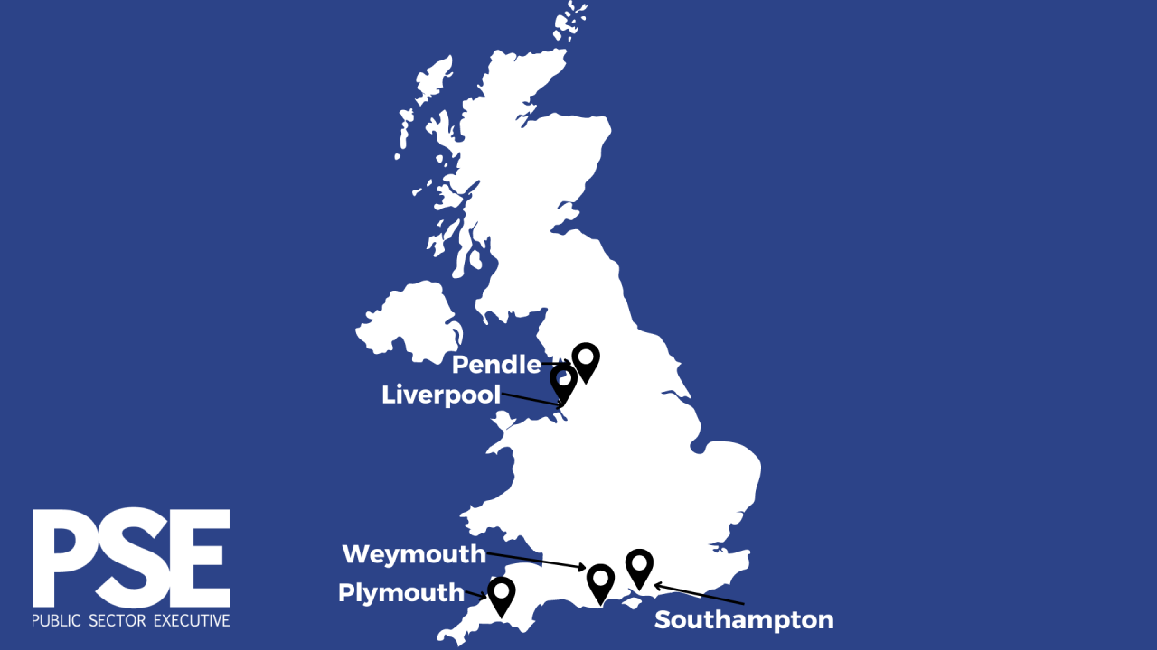 Map of some of the areas benefitting from funding