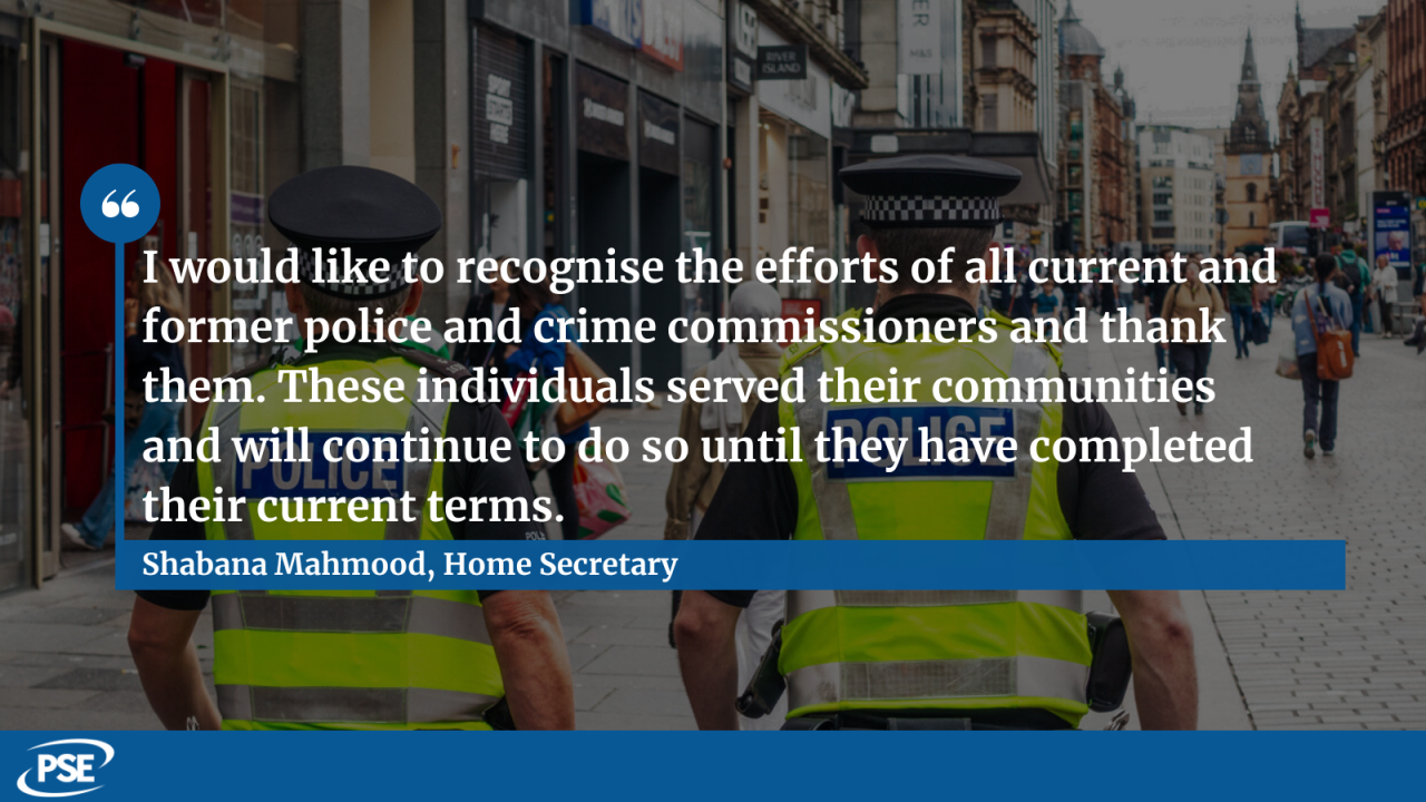 Police commissioners QUOTE