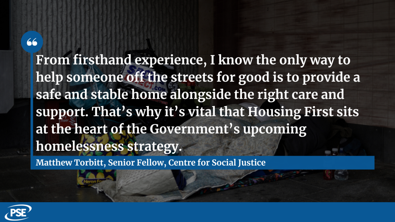 Rough sleeping QUOTE