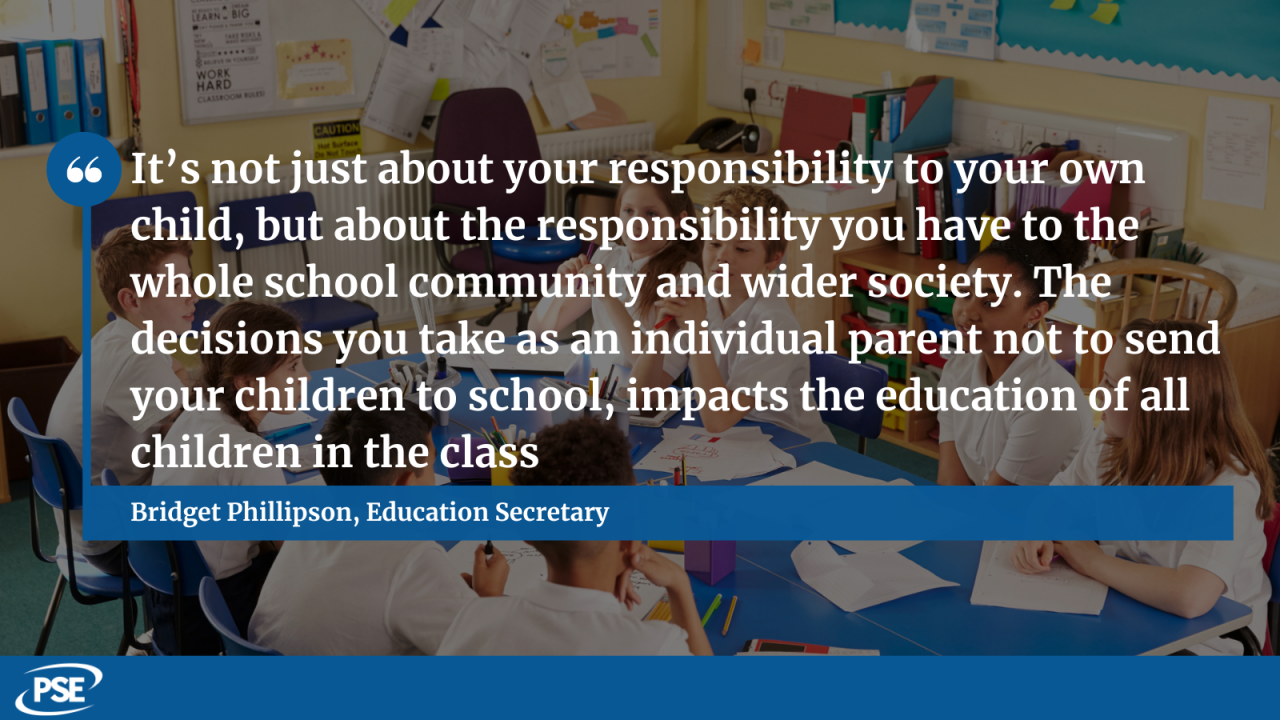 School attendance QUOTE