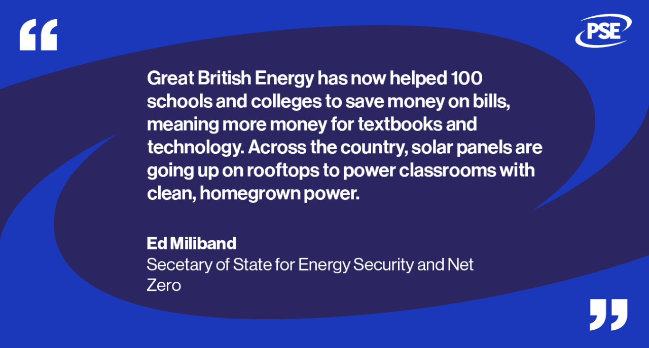 School solar panels QUOTE