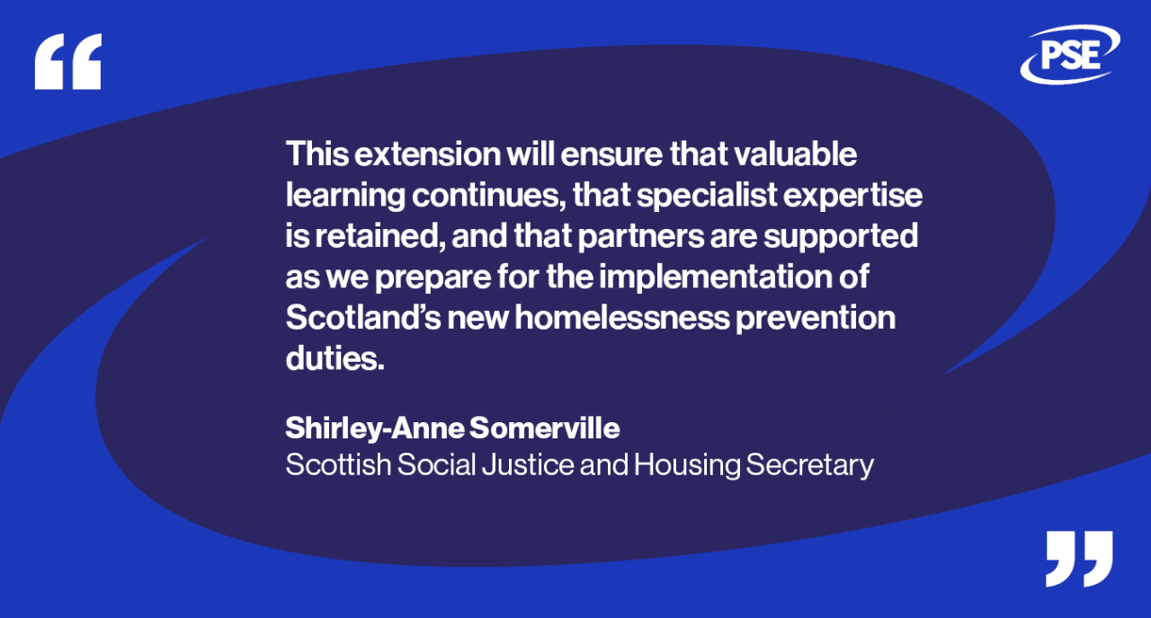 Scotland homelessness extension QUOTE