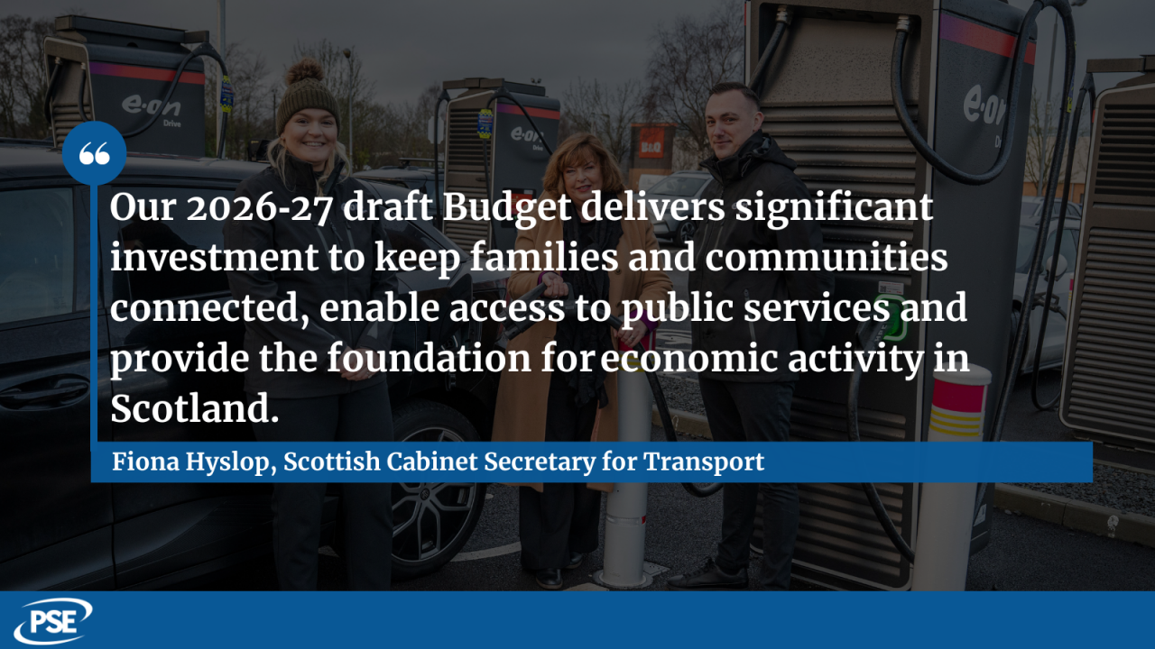 Scottish EV funding QUOTE