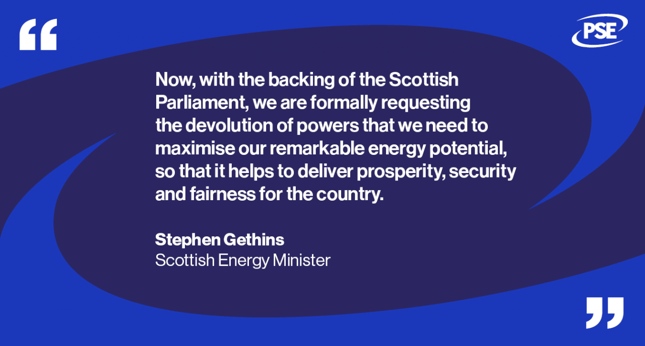 Scottish energy QUOTE