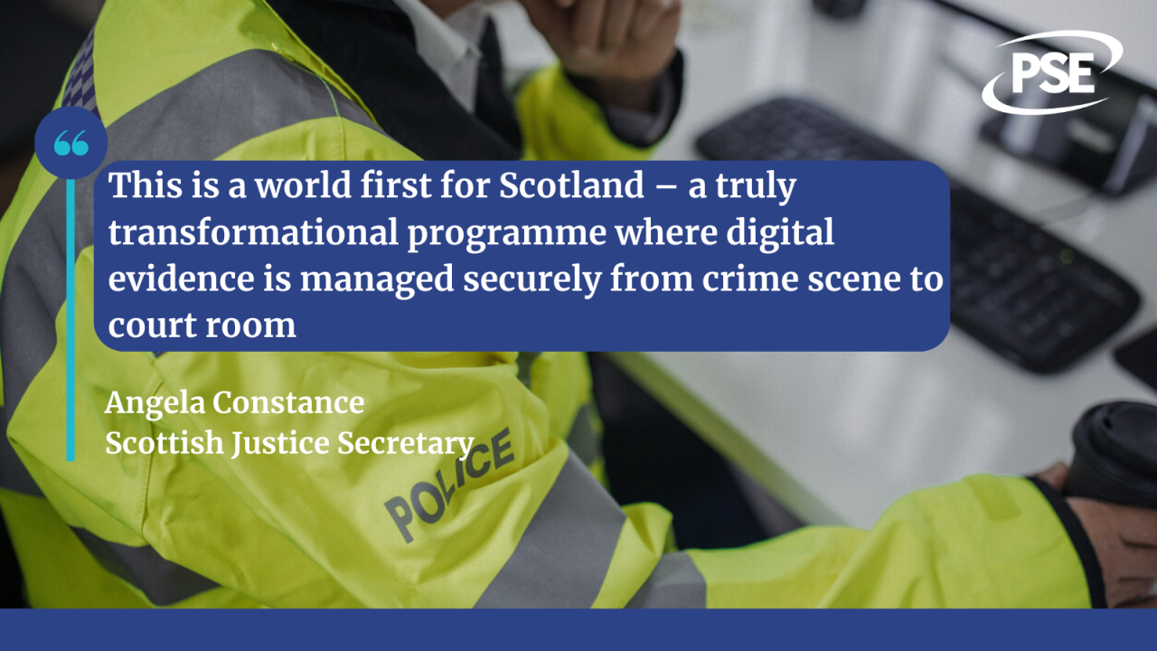 Scottish police digital evidence quote