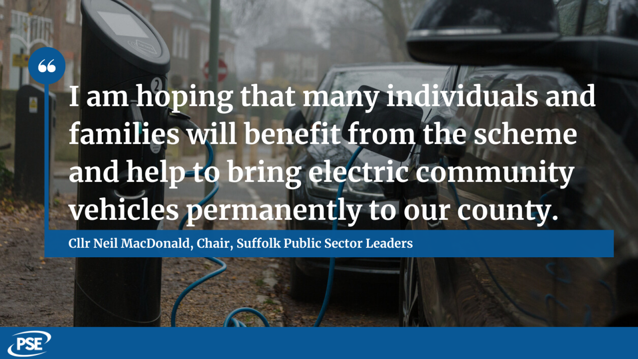 Quote on Suffolk Council's EV programme