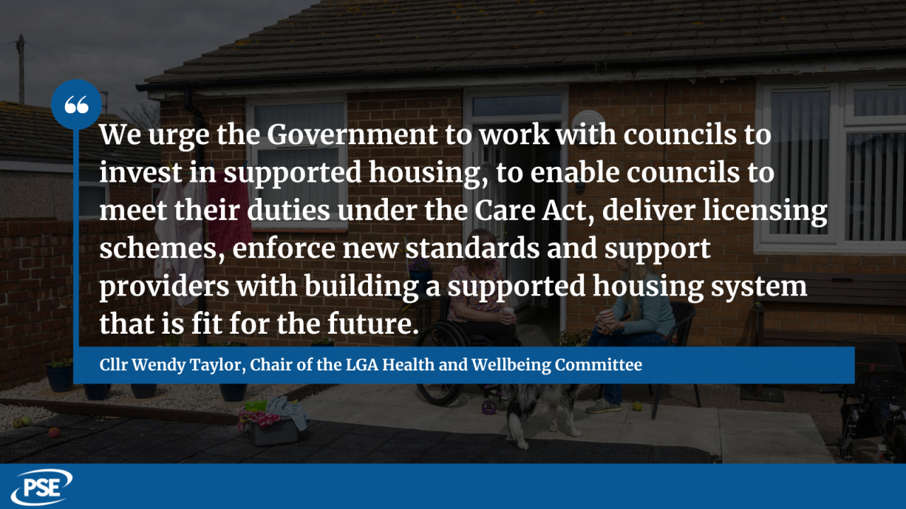 Supported housing QUOTE